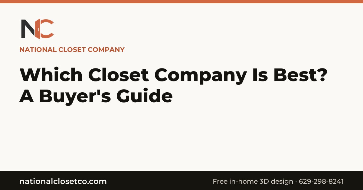 Which Closet Company Is Best? A Buyer's Guide