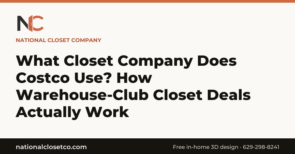 What Closet Company Does Costco Use?